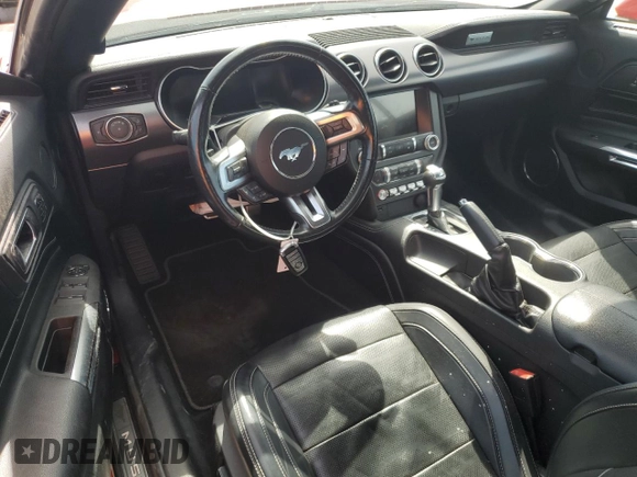2019 Ford Mustang GT Premium with VIN 1FATP8FF7K5171956, listed as a Copart auction lot 53795495 with 45,822 mi miles and Salvage Title. Bid and sale history available at DreamBid. Image 8.