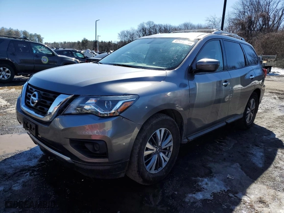 2019 Nissan Pathfinder S with VIN 5N1DR2MM0KC651688, listed as a Copart auction lot 47179175 with 135787 miles and Clean Title. Bid and sale history available at carsss.com. Image 1.