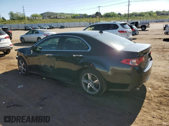 2012 Acura TSX Special Edition with VIN JH4CU2F85CC003701, listed as a Copart auction lot 89129185 with 169,545 mi miles and Salvage title. Bid and sale history available at DreamBid. Image 2.