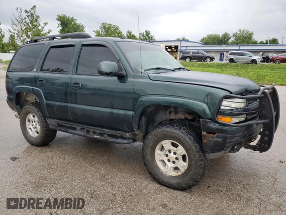 2004 Chevrolet Tahoe LT with VIN 1GNEK13Z14R181814, listed as a Copart auction lot 63178264 with 201,701 mi miles and Salvage Title. Bid and sale history available at carsss.com. Image 4.