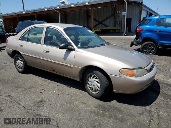 1998 Ford Escort SE with VIN 1FAFP13P7WW266180, listed as a Copart auction lot 61625005 with 143,982 mi miles and Salvage title. Bid and sale history available at DreamBid. Image 4.