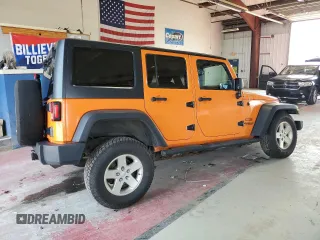 2013 Jeep Wrangler Unlimited Sport with VIN 1C4BJWDG7DL557119, listed as a Copart auction lot 63186715 with 86,241 mi miles and Salvage title. Bid and sale history available at DreamBid. Image 3.