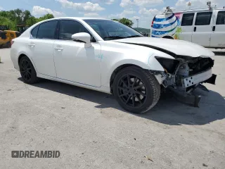 2013 Lexus GS 350 with VIN JTHCE1BL3D5015319, listed as a Copart auction lot 54563455 with 170,838 mi miles and Salvage Title. Bid and sale history available at DreamBid. Image 4.