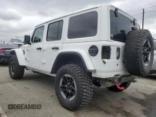 2018 Jeep Wrangler Unlimited Rubicon z VIN 1C4HJXFGXJW258554, wystawiony jako Copart lot #55863905 z przebiegiem 60 492 mil mil oraz Szkoda całkowita • Salvage title. Historia ofert i sprzedaży dostępna na DreamBid. Obrazek 2.