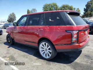 2017 Land Rover Range Rover с VIN SALGV5FE4HA338497, выставлен на аукционе Copart как лот 61456025 с пробегом 33 530 миль миль и Списание • Salvage title. История ставок и продаж доступна на DreamBid. Изображение 2.