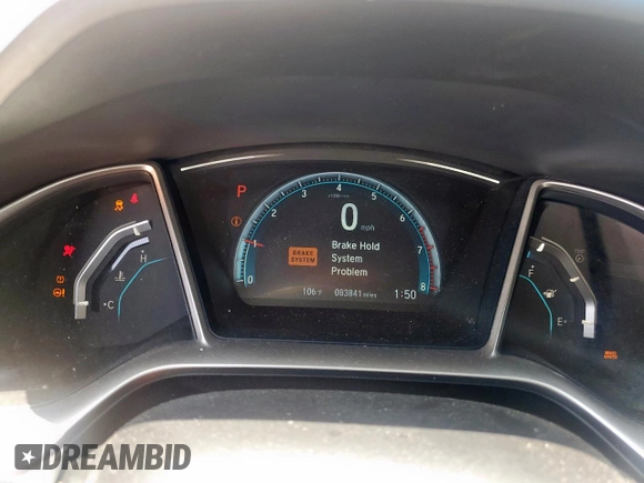 2016 Honda Civic EX-T with VIN 2HGFC3B36GH351495, listed as a Copart auction lot 60447335 with 83,841 mi miles and Salvage title. Bid and sale history available at DreamBid. Image 9.