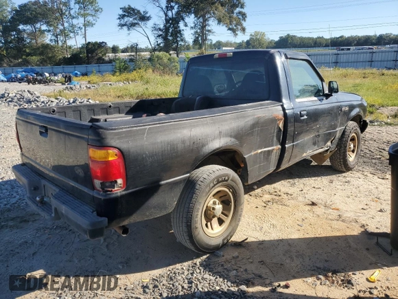 1999 Ford Ranger XL with VIN 1FTYR10V7XPB92187, listed as a Copart auction lot 74777804 with 295,206 mi miles and Salvage Title. Bid and sale history available at carsss.com. Image 3.