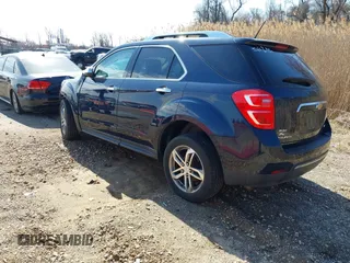 2017 Chevrolet Equinox Premier with VIN 2GNALDEK7H1579749, listed as a IAAI auction lot 41792431 with 96,024 mi miles. Bid and sale history available at carsss.com. Image 3.