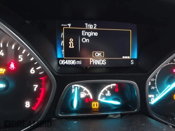 2017 Ford Escape SE with VIN 1FMCU9GD5HUE00425, listed as a IAAI auction lot 41843115 with 64,896 mi miles. Bid and sale history available at carsss.com. Image 15.