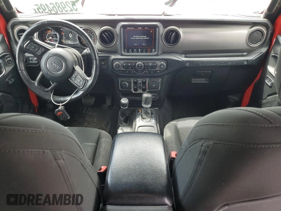 2021 Jeep Wrangler Unlimited Willys with VIN 1C4HJXDM8MW603982, listed as a Copart auction lot 52986495 with 80,474 mi miles and Salvage title. Bid and sale history available at DreamBid. Image 8.