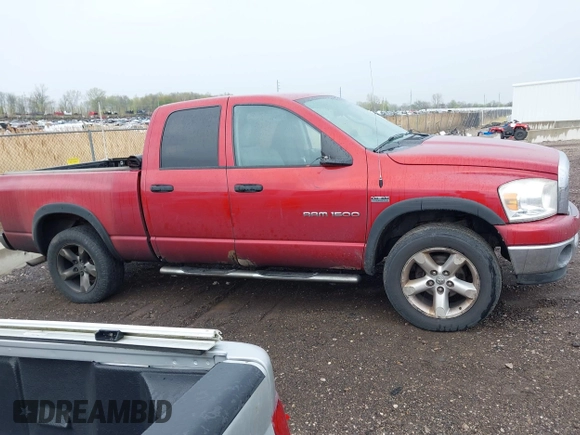 2007 Dodge 1500 SLT with VIN 1D7HU18217S189166, listed as a IAAI auction lot 42168002 with 264,304 mi miles. Bid and sale history available at carsss.com. Image 14.