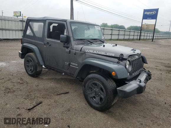 2016 Jeep Wrangler Sport with VIN 1C4AJWAGXGL339275, listed as a Copart auction lot 55769695 with 90,428 mi miles and Salvage title. Bid and sale history available at DreamBid. Image 4.