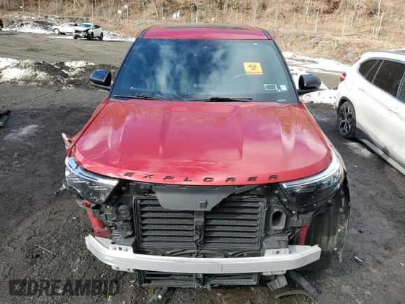 2021 Ford Explorer ST with VIN 1FM5K8GCXMGB38359, listed as a Copart auction lot 43824295 with 36,907 mi miles and Non Repairable. Bid and sale history available at carsss.com. Image 5.