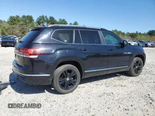2018 Volkswagen Atlas SE with VIN 1V2PR2CA2JC526598, listed as a Copart auction lot 53878145 with 84,760 mi miles and Salvage title. Bid and sale history available at DreamBid. Image 3.