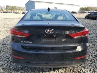 2017 Hyundai Elantra SE with VIN 5NPD84LF4HH172905, listed as a Copart auction lot 52244855 with 46,476 mi miles and Salvage Title. Bid and sale history available at carsss.com. Image 6.