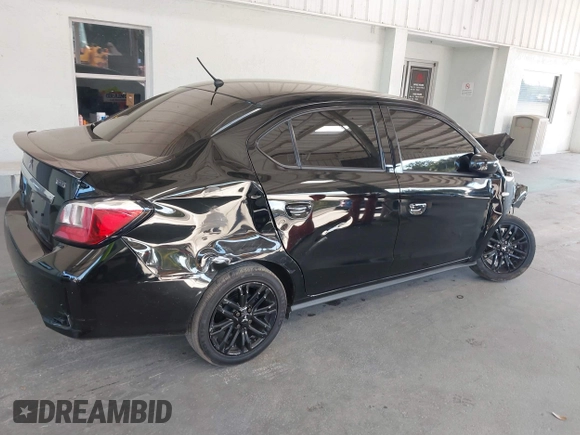 2022 Mitsubishi Mirage ES z VIN ML32FUFJXNHF02026, wystawiony jako IAAI lot #40690424 z przebiegiem 50 638 mil mil oraz . Historia ofert i sprzedaży dostępna na DreamBid. Obrazek 4.