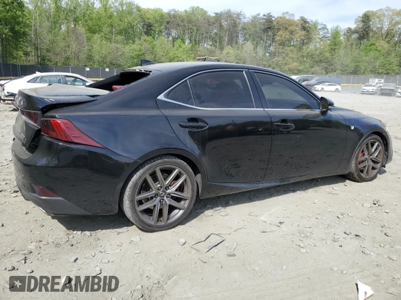2019 Lexus IS 300 with VIN JTHC81D2XK5035236, listed as a Copart auction lot 54554095 with 70,847 mi miles and Salvage title. Bid and sale history available at DreamBid. Image 3.