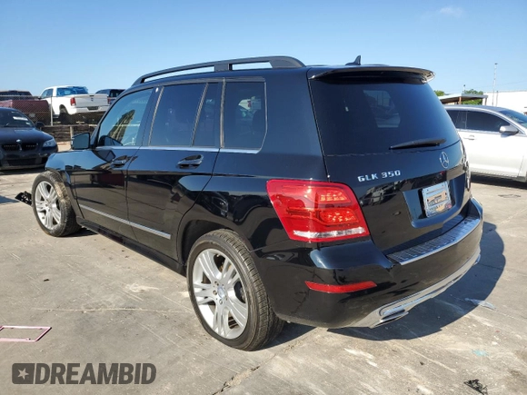 2013 Mercedes-Benz GLK 350 with VIN WDCGG5HB2DF987291, listed as a Copart auction lot 55307094 with 28,034 mi miles and Salvage Title. Bid and sale history available at DreamBid. Image 2.