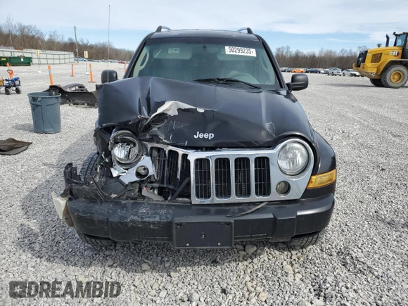2006 Jeep Liberty Limited with VIN 1J4GL58KX6W138797, listed as a Copart auction lot 50299235 with 129,921 mi miles and Salvage Title. Bid and sale history available at DreamBid. Image 5.