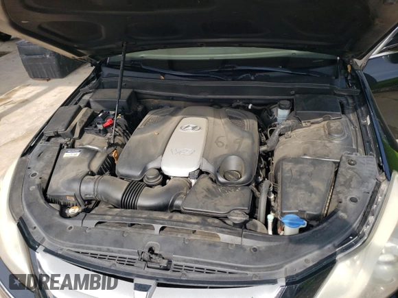 2012 Hyundai Genesis 4.6L with VIN KMHGC4DF3CU205168, listed as a Copart auction lot 65380454 with 175,156 mi miles and Salvage Title. Bid and sale history available at carsss.com. Image 13.