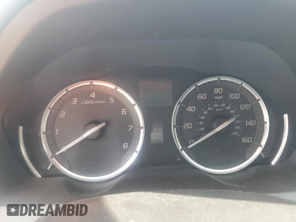 2016 Acura TLX V6 with VIN 19UUB2F35GA001837, listed as a Copart auction lot 49124445 with 0 mi miles and Salvage Title. Bid and sale history available at carsss.com. Image 9.