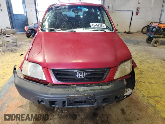 2001 Honda CR-V EX with VIN JHLRD18681C022373, listed as a Copart auction lot 45662325 with 225,807 mi miles and Salvage Title. Bid and sale history available at carsss.com. Image 5.