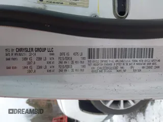 2015 Jeep Compass Limited with VIN 1C4NJDCB9FD216387, listed as a IAAI auction lot 41231484 with 95,436 mi miles. Bid and sale history available at carsss.com. Image 9.