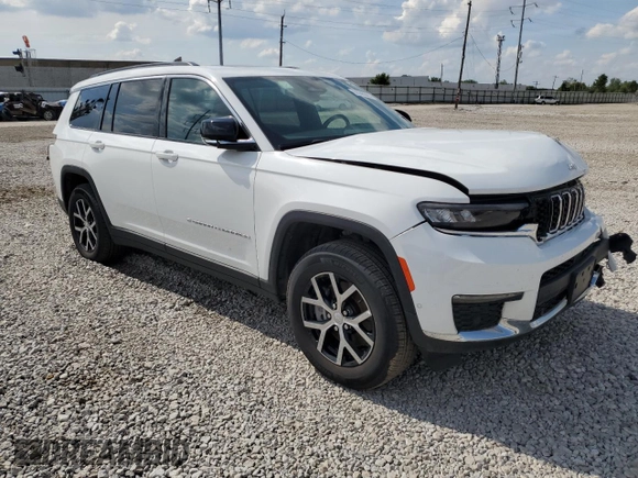 2024 Jeep Grand Cherokee Limited z VIN 1C4RJKBG2R8557615, wystawiony jako Copart lot #59046345 z przebiegiem 19 454 mil mil oraz Szkoda całkowita • Salvage title. Historia ofert i sprzedaży dostępna na DreamBid. Obrazek 4.
