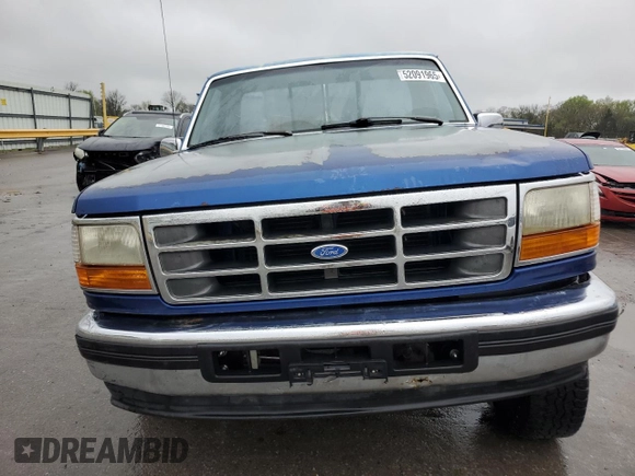 1996 Ford F-150 with VIN 1FTEF14N2TNA17129, listed as a Copart auction lot 52091965 with 243,778 mi miles and Salvage Title. Bid and sale history available at DreamBid. Image 5.