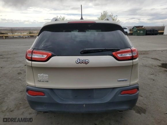 2014 Jeep Cherokee Latitude with VIN 1C4PJMCS9EW230785, listed as a Copart auction lot 51162995 with 64,117 mi miles and Salvage Title. Bid and sale history available at carsss.com. Image 6.