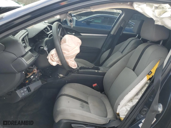 2019 Honda Civic Sedan LX with VIN 2HGFC2F69KH548992, listed as a Copart auction lot 47813115 with 0 mi miles and Salvage Title. Bid and sale history available at carsss.com. Image 7.