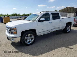 2014 Chevrolet Silverado 1500 LTZ with VIN 3GCPCSEJ3EG327241, listed as a Copart auction lot 52722815 with 174,843 mi miles and Salvage Title. Bid and sale history available at DreamBid. Image 1.