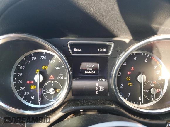 2015 Mercedes-Benz GL-Class GL 450 with VIN 4JGDF6EE9FA522972, listed as a Copart auction lot 38437034 with 104,463 mi miles. Bid and sale history available at carsss.com. Image 9.