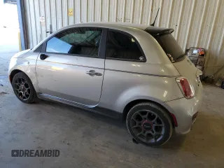 2013 FIAT 500 Sport with VIN 3C3CFFBR1DT709382, listed as a Copart auction lot 46302325 with 164,561 mi miles and Salvage Title. Bid and sale history available at carsss.com. Image 2.