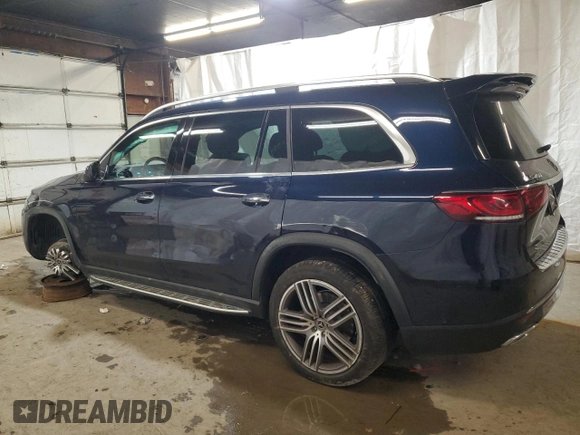 2021 Mercedes-Benz GLS 450 with VIN 4JGFF5KE0MA497741, listed as a Copart auction lot 69575484 with 36,648 mi miles and Salvage title. Bid and sale history available at DreamBid. Image 2.