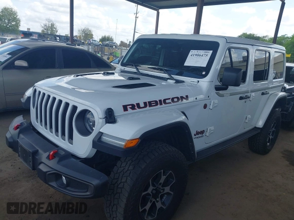 2022 Jeep Wrangler Unlimited Rubicon z VIN 1C4JJXFM6NW234295, wystawiony jako IAAI lot #41906475 z przebiegiem 47 546 mil mil oraz . Historia ofert i sprzedaży dostępna na DreamBid. Obrazek 23.