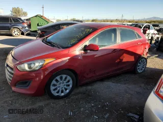 2016 Hyundai Elantra GT with VIN KMHD35LHXGU323042, listed as a Copart auction lot 78675774 with 57,378 mi miles and Salvage Title. Bid and sale history available at carsss.com. Image 1.
