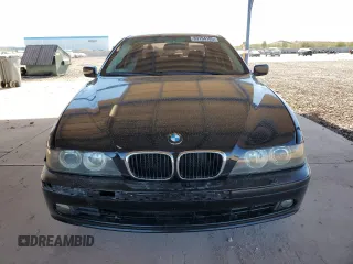 2001 BMW 5 Series 540iA with VIN WBADN63471GM73128, listed as a Copart auction lot 89194105 with 186,728 mi miles and Salvage Title. Bid and sale history available at carsss.com. Image 5.