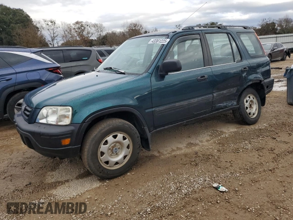 1998 Honda CR-V LX with VIN JHLRD1842WC078363, listed as a Copart auction lot 43361225 with 198,718 mi miles and Salvage Title. Bid and sale history available at carsss.com. Image 1.