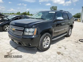 2010 Chevrolet Tahoe LTZ with VIN 1GNUKCE00AR196029, listed as a Copart auction lot 62585735 with 356,764 mi miles and Salvage title. Bid and sale history available at DreamBid. Image 1.