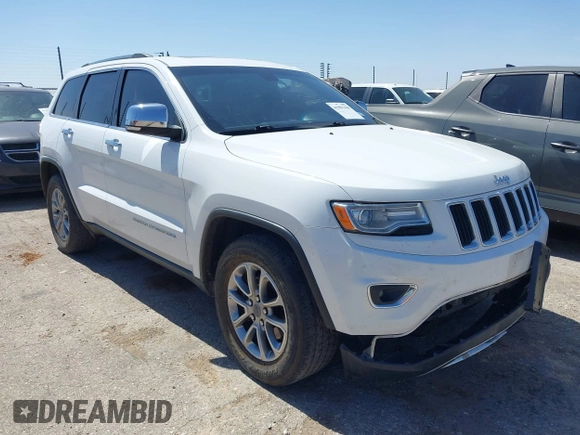 2014 Jeep Grand Cherokee Limited with VIN 1C4RJEBG6EC453833, listed as a IAAI auction lot 41901390 with 148,576 mi miles and . Bid and sale history available at DreamBid. Image 1.