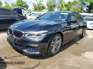 2018 BMW 7 Series ALPINA B7 xDrive with VIN WBA7F2C50JG424784, listed as a Copart auction lot 54923994 with 66,370 mi miles and Salvage Title. Bid and sale history available at carsss.com. Image 1.