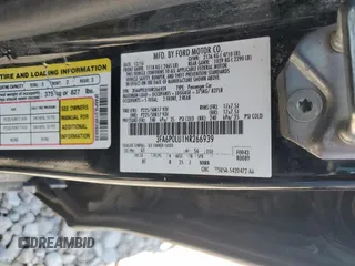 2017 Ford Fusion Hybrid SE with VIN 3FA6P0LU1HR266939, listed as a Copart auction lot 61018305 with 121,293 mi miles and Salvage title. Bid and sale history available at DreamBid. Image 12.