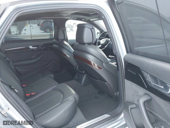 2012 Audi A8 L with VIN WAURVAFD8CN017206, listed as a IAAI auction lot 41626707 with 138,922 mi miles. Bid and sale history available at carsss.com. Image 8.