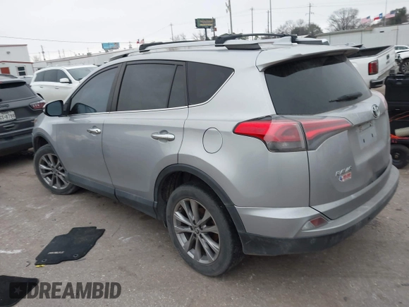 2017 Toyota RAV4 Limited with VIN 2T3YFREV0HW362718, listed as a IAAI auction lot 41599238 with 92,704 mi miles. Bid and sale history available at carsss.com. Image 3.
