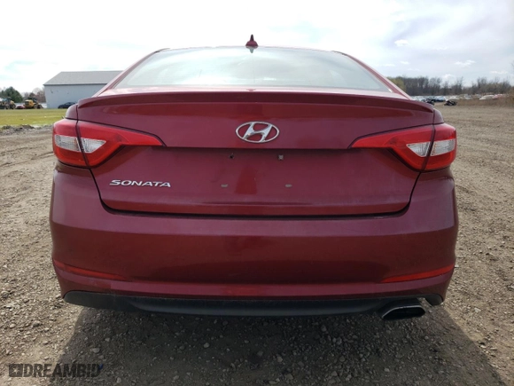 2015 Hyundai Sonata 2.4L SE with VIN 5NPE24AF9FH008474, listed as a Copart auction lot 50599245 with 131,877 mi miles and Salvage Title. Bid and sale history available at carsss.com. Image 6.