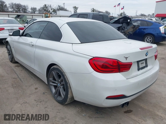 2018 BMW 4 Series 430i with VIN WBA4Z1C59JEC59501, listed as a IAAI auction lot 41588339 with 76,151 mi miles and . Bid and sale history available at carsss.com. Image 3.