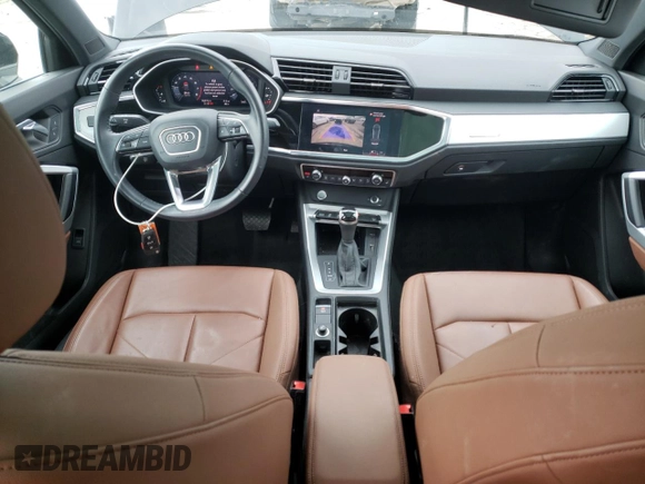 2020 Audi Q3 Premium with VIN WA1AECF39L1113348, listed as a Copart auction lot 44678063 with 18,375 mi miles. Bid and sale history available at carsss.com. Image 8.
