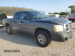 2006 Dodge Dakota ST with VIN 1D7HE28K36S595242, listed as a Copart auction lot 51348695 with 110,602 mi miles and Salvage Title. Bid and sale history available at carsss.com. Image 4.
