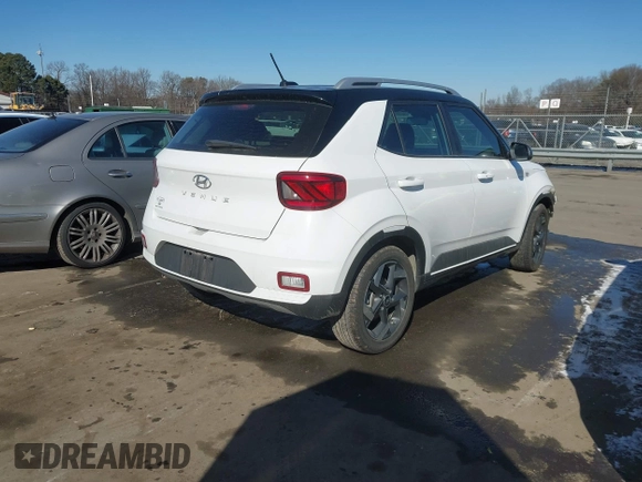 2024 Hyundai Venue SEL with VIN KMHRC8A30RU283085, listed as a IAAI auction lot 41366495 with 22,295 mi miles and . Bid and sale history available at DreamBid. Image 4.